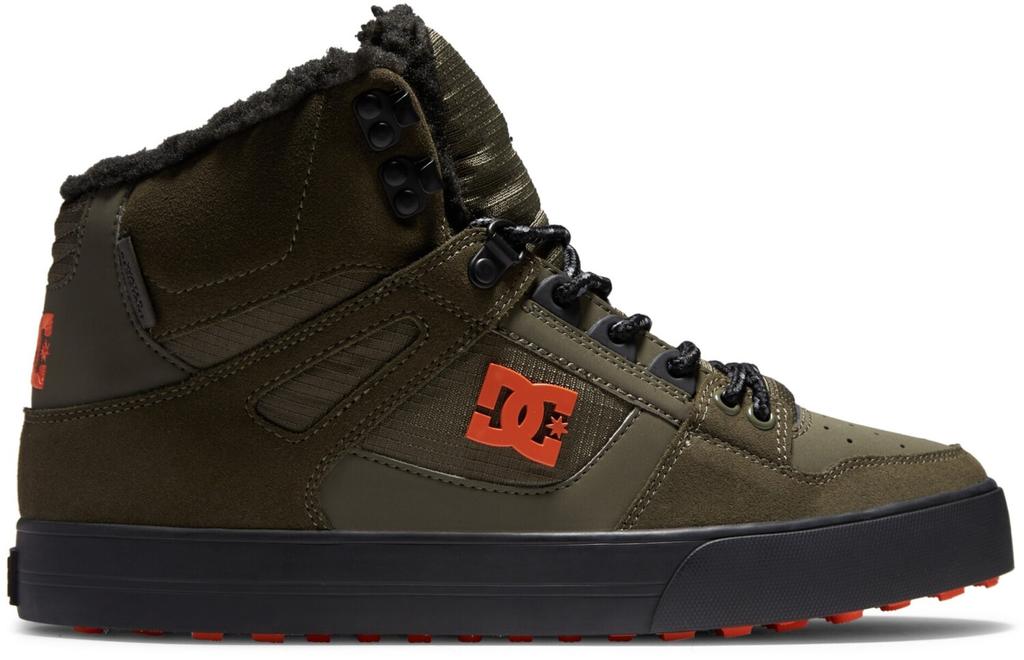 Кроссовки DC Shoes Pure High Top Wc Wnt пыльная олива/оранжевый