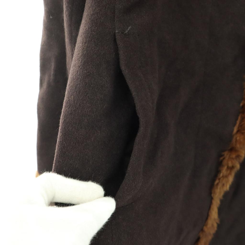 Косметика Allegri сделано в Японии Пальто из ангоры с длинным рукавом 11AR Коричневый Женский Б/у