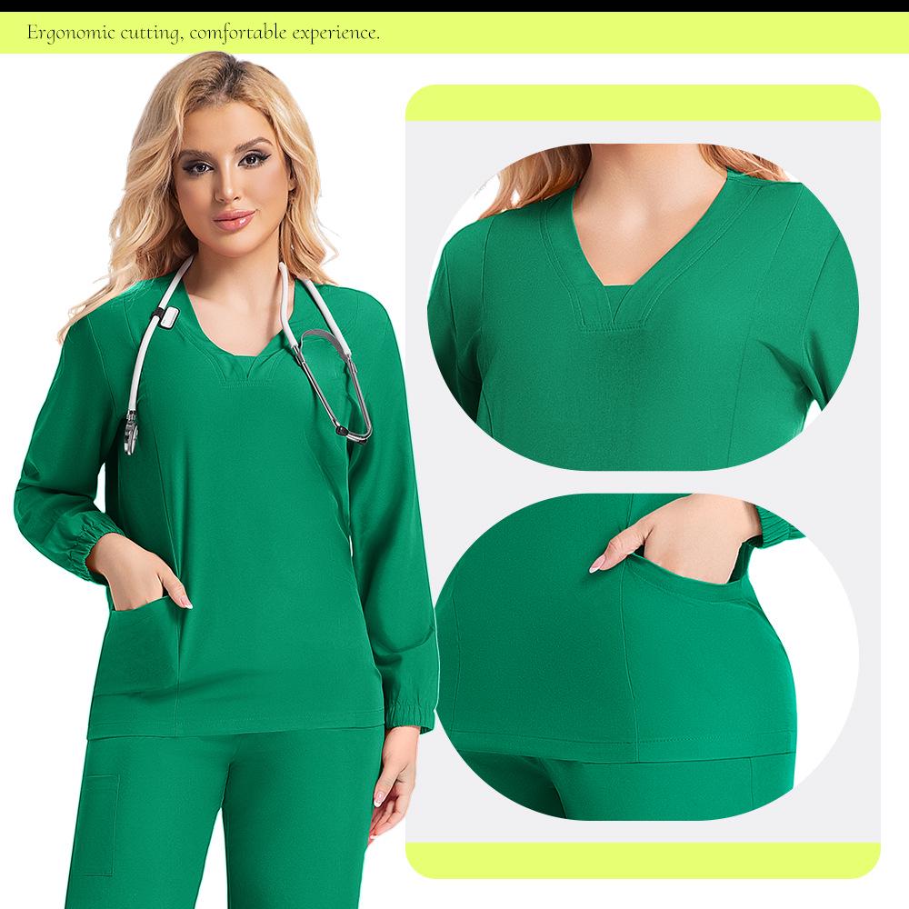 Unisex Breathable Nurse & Spa Beauty Uniform – 7 Colors Available