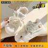 Niche Velvet Cute Board Shoes 2025 Winter New Little White Shoes Platform Sports Versatile Casual Bread Canvas Shoes