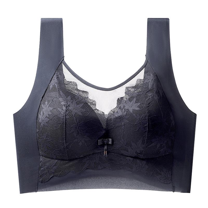Сексуальный кружевной бюстгальтер без косточек, бюстгальтер пуш-ап, топ, женский беспроводной бесшовный бюстгальтер, жилет, нижнее белье для сна, нижнее белье с полной чашкой и тонкой чашкой для женщин