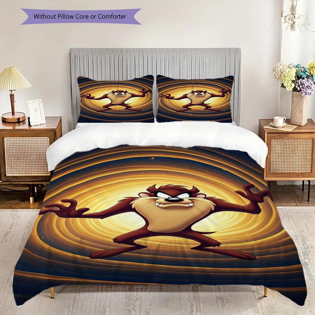 Taz'S Reckless Barber Shop Premium Clippers Sharp Blades Bedding 1 Duvet Cover 2 Pillowcase Without Core Soft And Comfortable