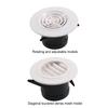 Adjustable Air Ventilation Cover Round Ducting Ceiling Wall Hole Air Vent Grille Louver Kitchen Bath Air Outlet Fresh System