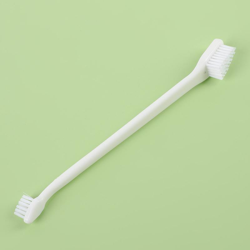 Двойная головка для чистки зубов домашних животных, зубная щетка для собак и кошек, щетка для чистки полости рта, средства по уходу за домашними животными