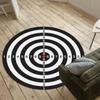 Круглый ковер с рисунком мишени для дартса, противоскользящий коврик для прихожей, гостиной, ванной комнаты, декор, детские игровые коврики, коврик для йоги