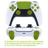 Controller Not eXtremeRate RISE V3 Metal Back Paddle Remap Kit for PS5 Controllers and Includes Upgrade Board with White Redesigned Back Case and