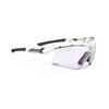 RUDYPROJECT TRALYX Golf White X2 Photochromic Laser Lens 134mm + Sunglasses, Gloss/Impact Purple, SP767569-0000, Width