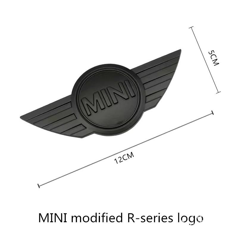 Car Rear Front Hood Decor Badge Metal Stickers For MINI Cooper S R53 R56 F55 F56 F65 R52 R57 R60 R58 Modified Decal Accessories w2