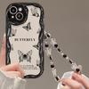 Подходит для чехла для мобильного телефона Apple 14 Iphone15promax Полноэкранная цепочка-бабочка 13 Силиконовая полная упаковка 12 Противоударный Xs