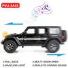 1/22 Масштаб Wrangler, литая под давлением внедорожная модель автомобиля, игрушечная модель автомобиля, 7 открытых дверей, выдвижной игрушечный автомобиль со звуком и светом для детей, коллекция подарков для мальчиков и девочек
