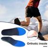 1 Pair Orthopedic Insoles Shock-Absorbing Arch Supports Inserts Relieve Flat Feet Deep Heel Cup Foot Wrap for Unisex