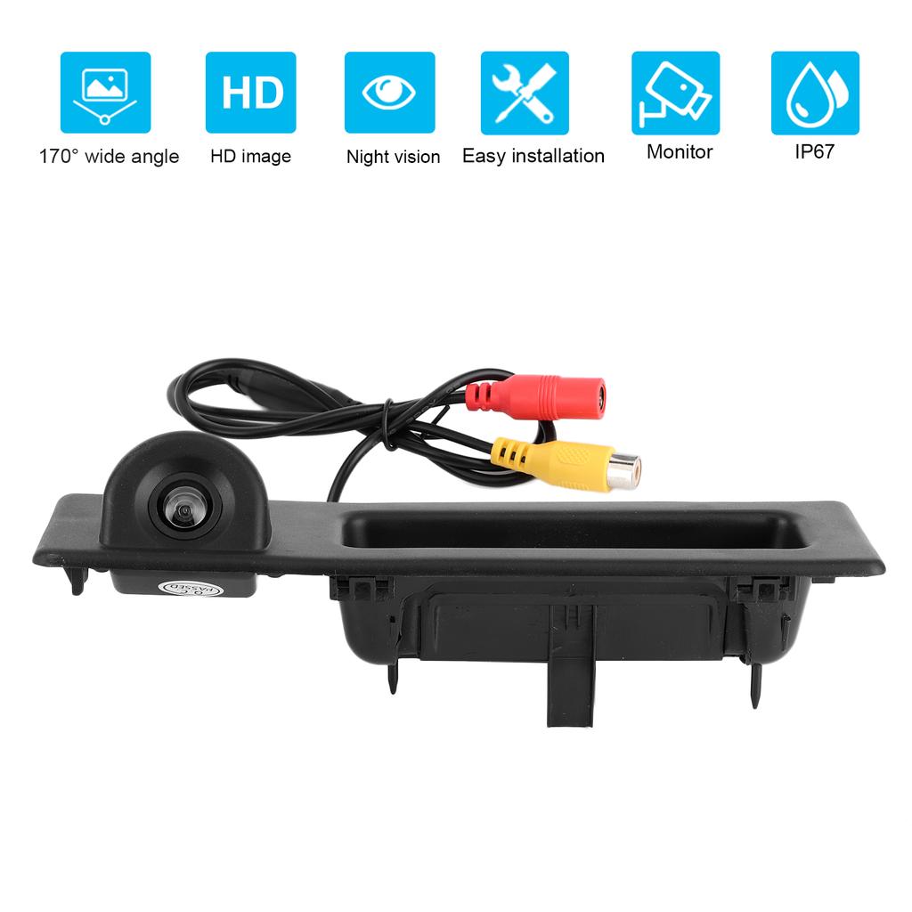 Rear View Camera Trunk Boot Handle CCD HD Fit for 3 5 SERIES F10 F11 F25 F30