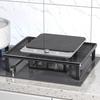 Gas Stove Rack Induction Cooker Bracket Solid Metal Structure Strong Load-bearing Multipurpose Storage Rack