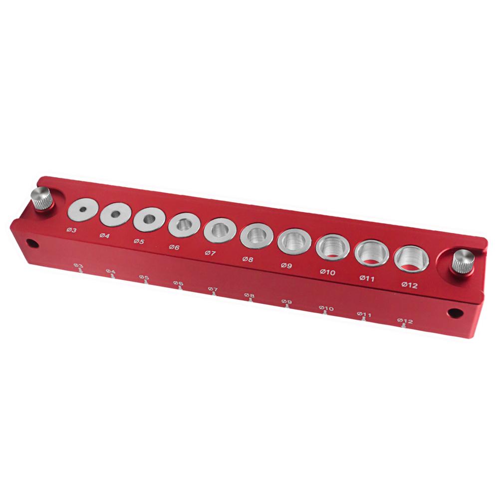 Деревообработка Направляющая для сверла из алюминиевого сплава Направляющий блок для сверления под углом 45 градусов Инструмент для локации отверстий для пробивания отверстий