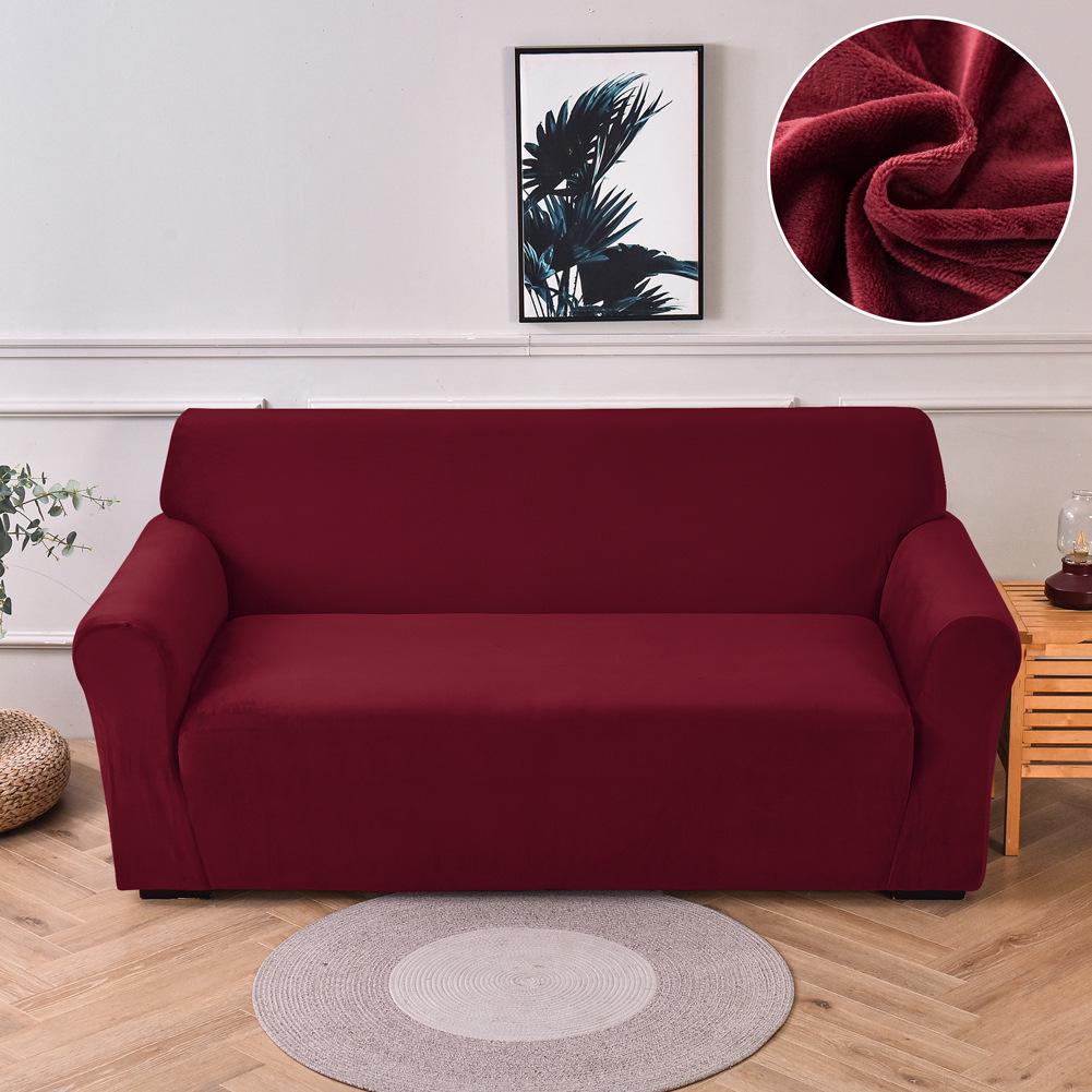 Ультрамягкий чехол для дивана из бархата Silver Fox Velvet с высокой эластичностью