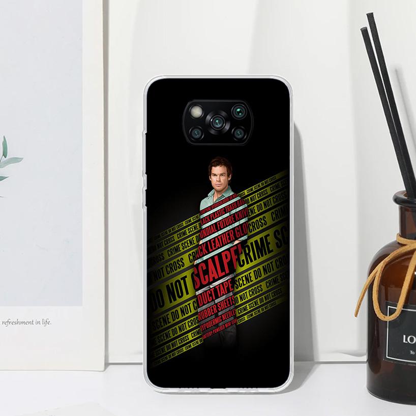 Чехол для телефона Декстер Морган из сериала Для Xiaomi Poco X7 X6 X5 M7 M8 Pro F7 Ultra Redmi 15C 15 13C 13 12C 12 10 10C 10A Арт Fundas Po