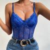 Новый сексуальный кружевной облегающий боди с открытой спиной