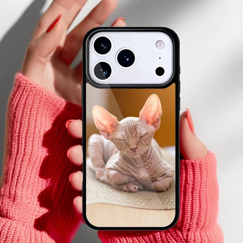 Чехол для телефона Сфинкс Кошка Сфинкс для iPhone 17 Air 16e 15 14 13 Pro Max Задняя крышка для 12 11 Pro Coque
