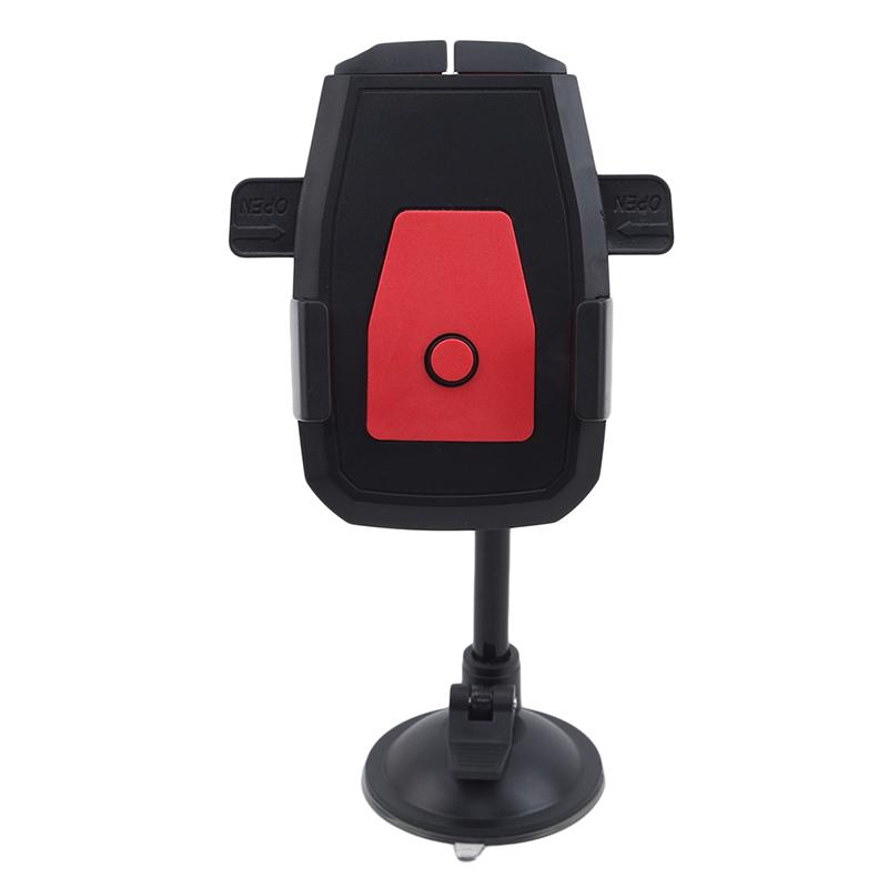 Universal Car Phone Holder Bracket Mount Cup Holder Cars Mount Mobile Suction Windshield Phone Locking Auto Accessories