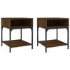 VidaXL Bedside Tables 2 Pcs Brown Oak 40x41x50 Cm Engineered Wood 825882