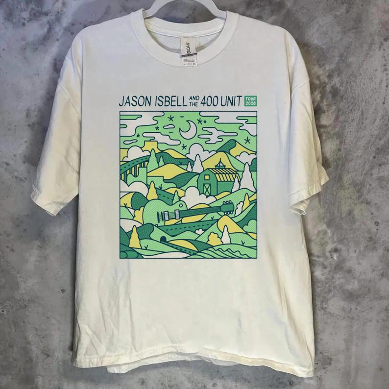 New Jason Isbell And The 400 Unit Band Tour 2026 White S to 5XL Tee Shirt ZL521 Unisex T-Shirt