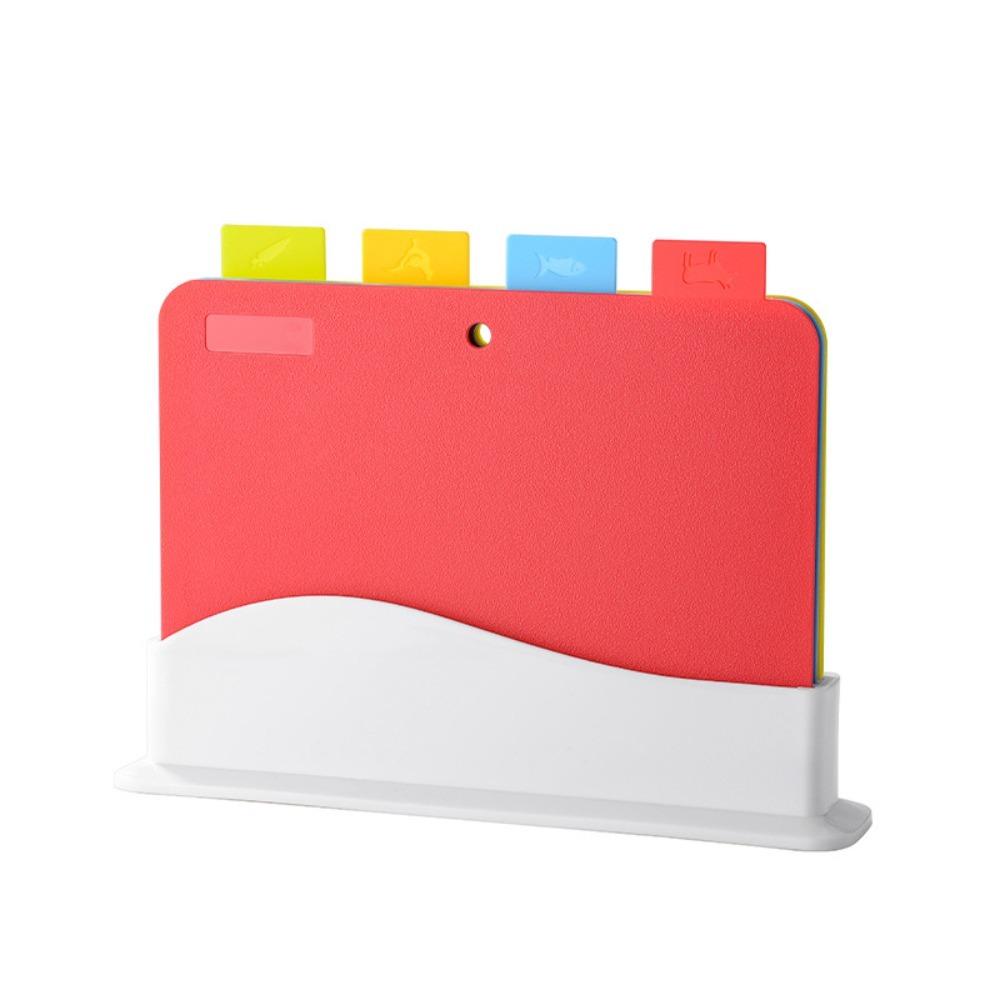 Non-Slip Cutting Board Set Hygienic Color Coded Board Set Chopping Board Set  Vegetable Prep