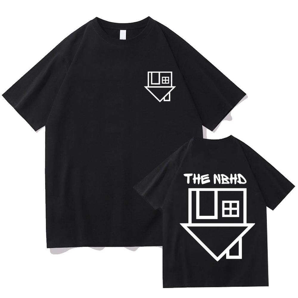 The Neighbourhood NBHD Tshirt Fashion Men/Women Harajuku Graphic T-Shirt Unisex High Quality Aesthetic Vintage Cotton T Shirts