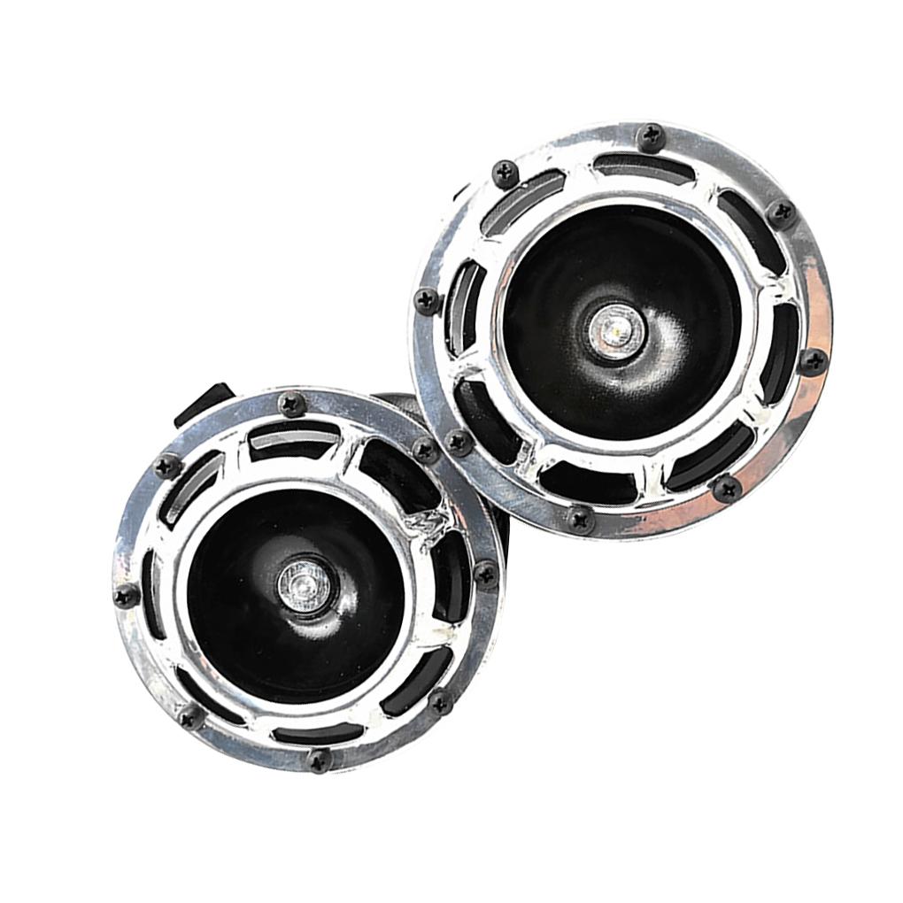 2 шт. автомобильные гудки 12 В мотоциклетные модифицированные трубы супер громкий электрический громкоговоритель для грузовика автофургона красный