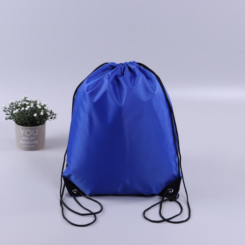 Полиэстерочный рюкзак-мешок на завязках с индивидуальным логотипом для марафона