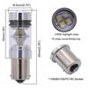 100W 1156 BA15S P21W White 20SMD LED Backup Fog DRL Light Car Reverse Lamp Top