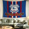 Custom Name Cardiff City Printed Tapestry – Wall Hanging for Bedrooms, Dorms, and Home Decor
