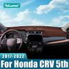 Накладка на панель приборов для Honda CR-V CRV 2017 2018     Коврик-солнцезащита на приборную панель, противоскользящая накладка, аксессуары