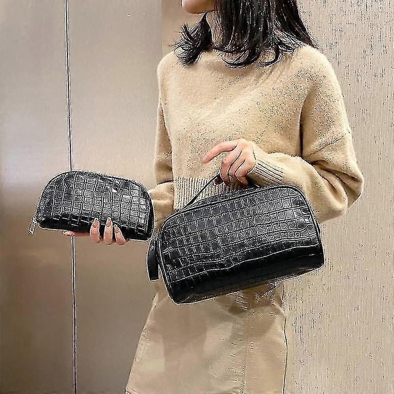 Cosmetic Bags For Women Luxury Handbags Fashion Ladies Toiletry Set Small Leather Makeup Bag