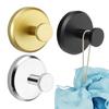 1/2Pcs Suction Cup Hooks Storage Hangers 11lbs Load-capacity Rust-Proof Polished Surface Kitchen Entryway Organizer Hooks
