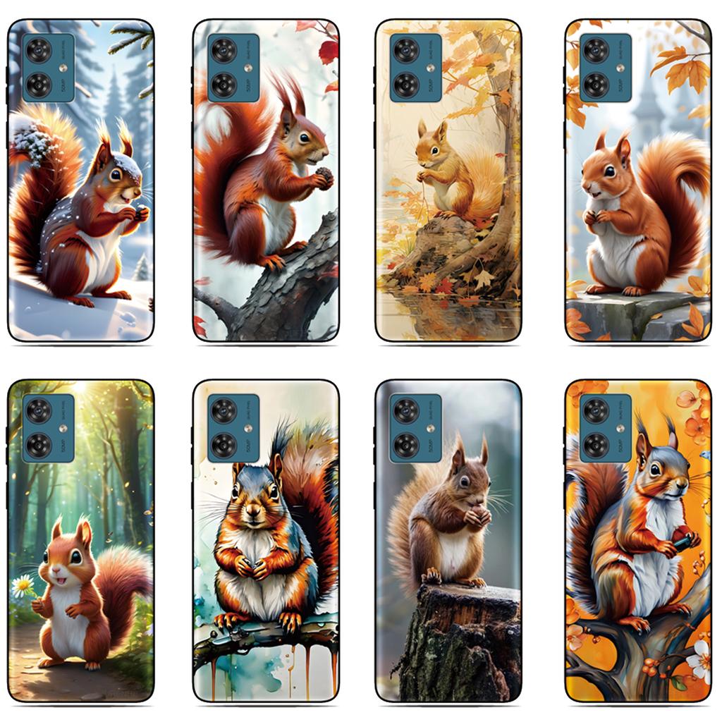 Cute Squirrel Phone Case For ZTE Blade V80 V60 V50 Design 4G V30 V40 Vita Axon 60 50 40 Lite 30 Pro 11 V41 Smart A3 A5 Cover