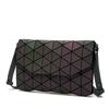 New Luminous Geometric Messenger Bag Women's Folding Rhombus Envelope Bag Clutch Bag Trendy Shoulder Bag
