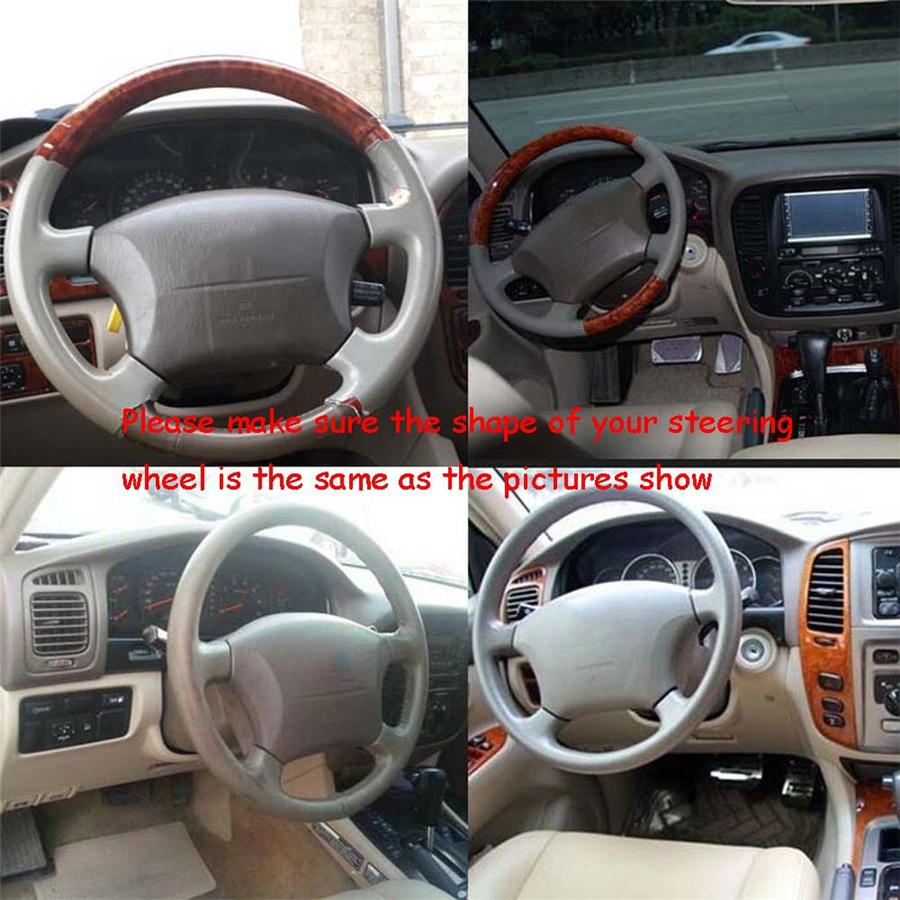 Пластиковая накладка на руль под дерево для Land Cruiser Lexus LX470 450 LS400 98-02