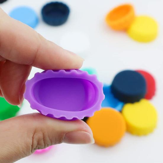 6/18/21 шт., силиконовая крышка для бутылки вина, герметичная, хорошая герметизация, пищевая многоразовая, легко моющаяся, многоразовая, безопасная для мытья в посудомоечной машине, крышка для пива