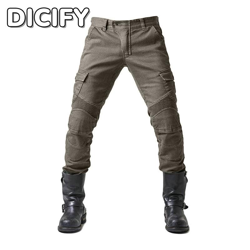 DICIFY Мужские модные повседневные брюки и капри однотонные с принтом