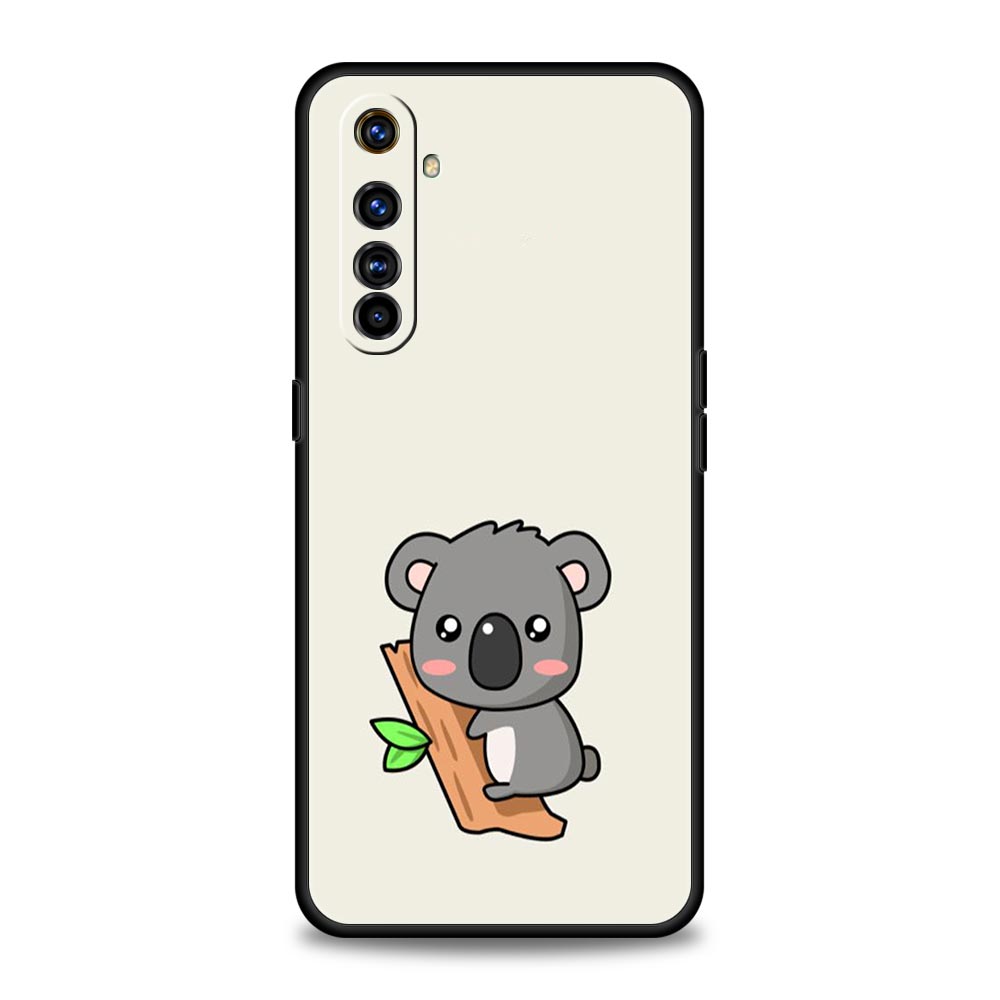Чехол для телефона с коалой для Realme 12 11 10 9 8 5G 7 6 GT5 GT3 GT2 Pro Plus C21 C11 C25 C35 Для Realme GT Neo 2 3 3T 5 Чехол