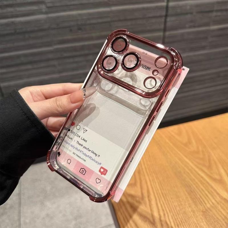 Роскошный прозрачный чехол с четырьмя углами для телефона Vivo Y21 Y21S Y20A Y20T Y20S Y19S Y19 Y18E Y17S Y16 Y15S Y12A Y3 с гальваническим покрытием рамки