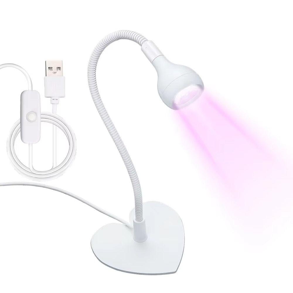 USB Plug In UV LED Nail Lamp Quick Drying Gel Polish Curing Dryer Nail Drying Lamp Salon Use