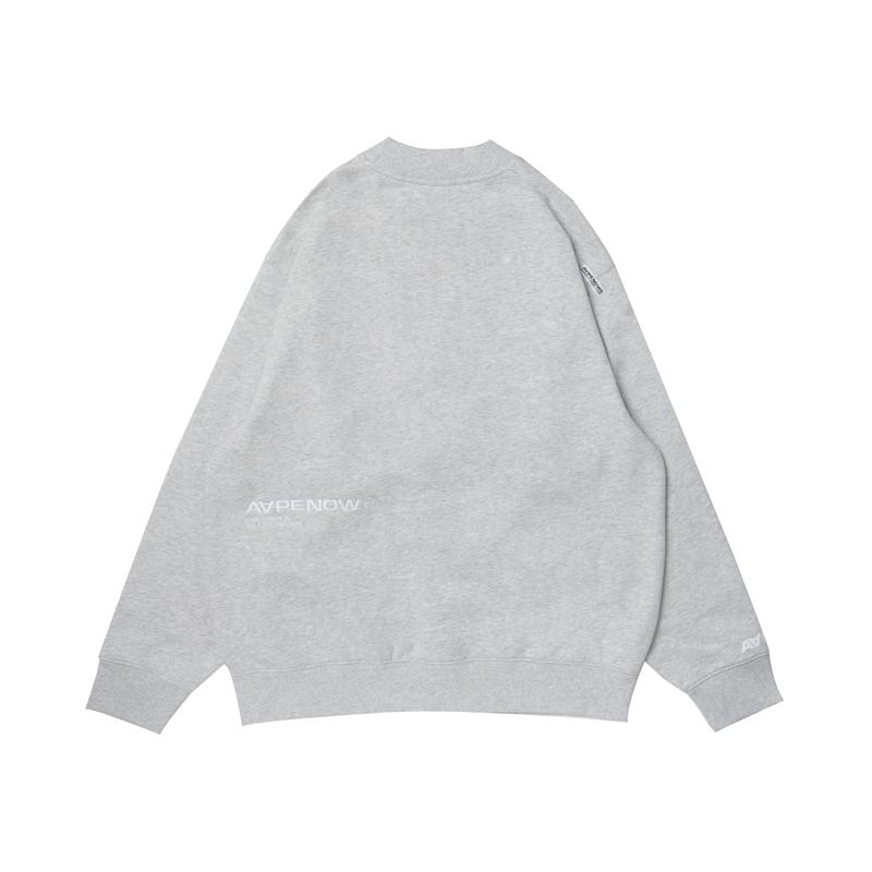 Aape Кардиган из меланжевого джерси с нашивкой-логотипом *A Bathing APE® AAPSWMA317XAL