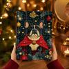 Collectible Dog Ornaments Bulldog Advent Calendar 2026, 24 Days Acrylic Puppy Christmas Countdown Calendar, Lover Gifts 2D Flat Xmas Tree Pendant for