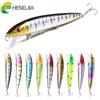 HENGJIA 1 шт. большая приманка для гольяна с 3D глазами, реалистичная приманка для форели, щуки, дорожные рыболовные снасти
