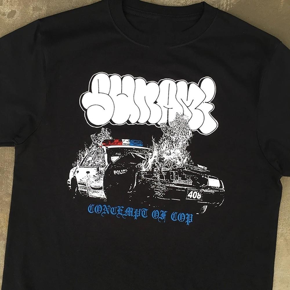 Новая коллекция Sunami Contempt OF COP Унисекс Подарок Для Фанатов S до 5XL Футболка DS391 Унисекс Футболка