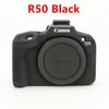 Мягкий силиконовый чехол для корпуса камеры с рисунком личи для Canon EOS 5D3 5D4 R50 R6 R6II R8, резиновая накладка-скин