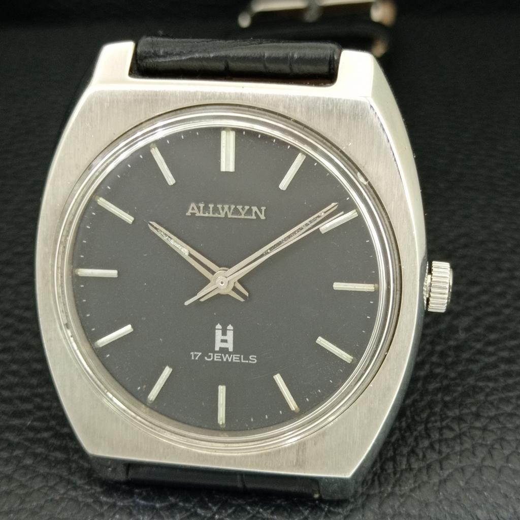 ВИНТАЖНЫЕ МЕХАНИЧЕСКИЕ ЧАСЫ ALLWYN 6300A ИНДИЯ МУЖСКИЕ ОРИГИНАЛЬНЫЙ ЦИФЕРБЛАТ a706235-1