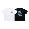 653 2025 Summer New High Quality Cotton Round Neck Loose Large Size Men's and Women's T-shirt Couple T-shirt