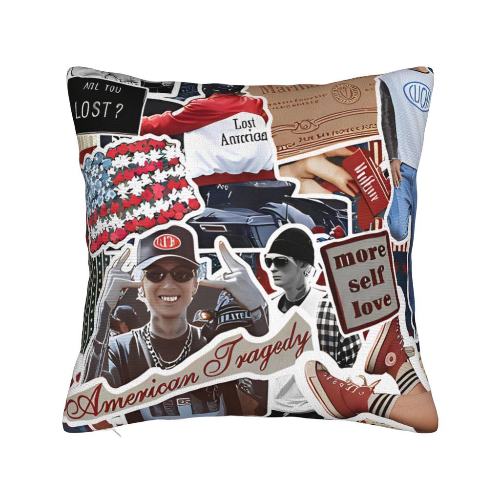 Наволочка MGK Полиэстер Чехол для подушки Декоративный Чехол для декоративной подушки Machine Gun Kelly Домашний Прямая поставка 4040см